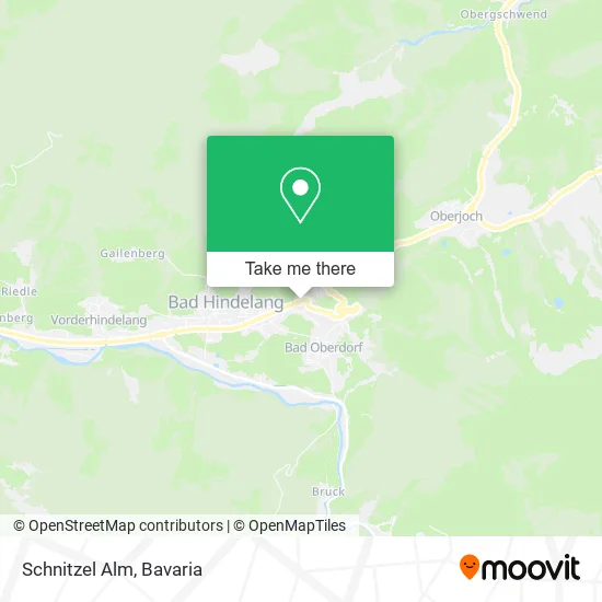 Карта Schnitzel Alm