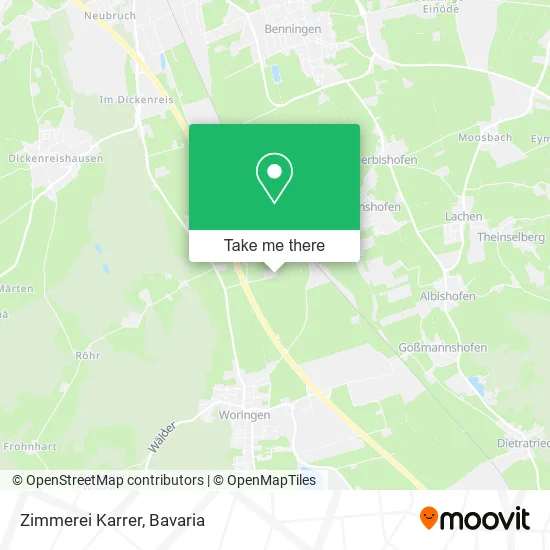 Карта Zimmerei Karrer