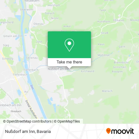 Карта Nußdorf am Inn