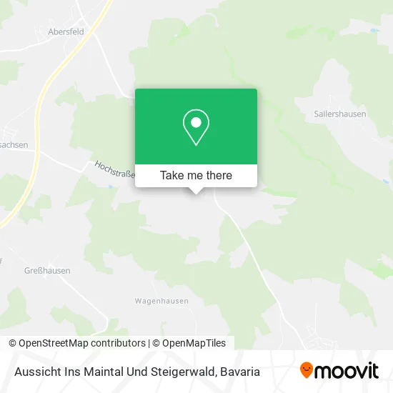 Карта Aussicht Ins Maintal Und Steigerwald