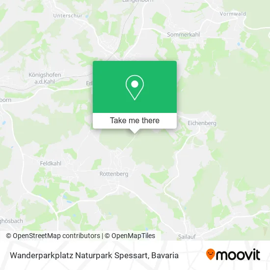 Карта Wanderparkplatz Naturpark Spessart