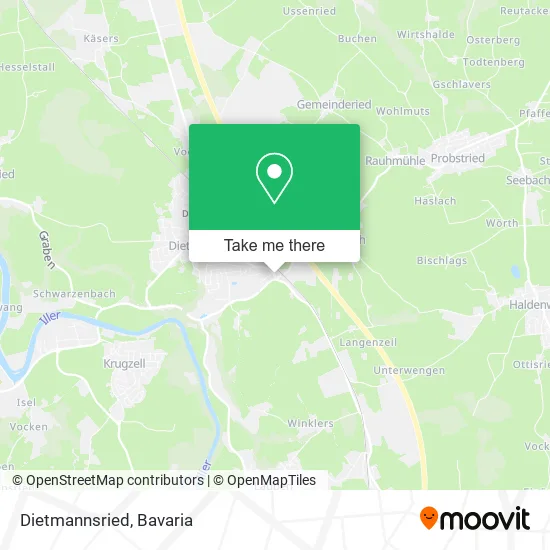 Карта Dietmannsried