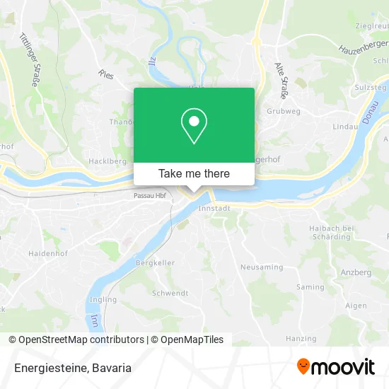 Карта Energiesteine