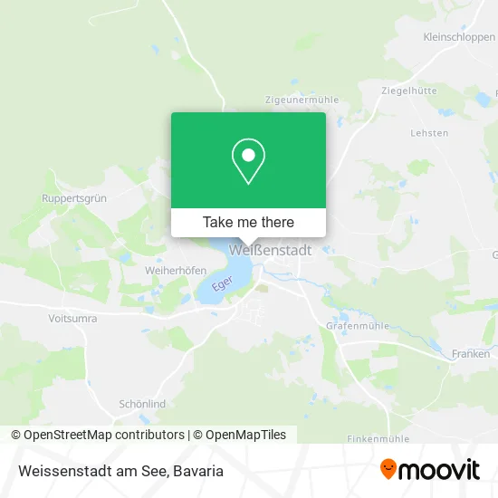 Карта Weissenstadt am See