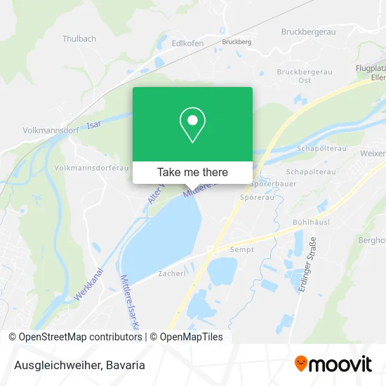 Карта Ausgleichweiher