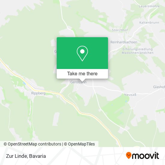 Zur Linde map