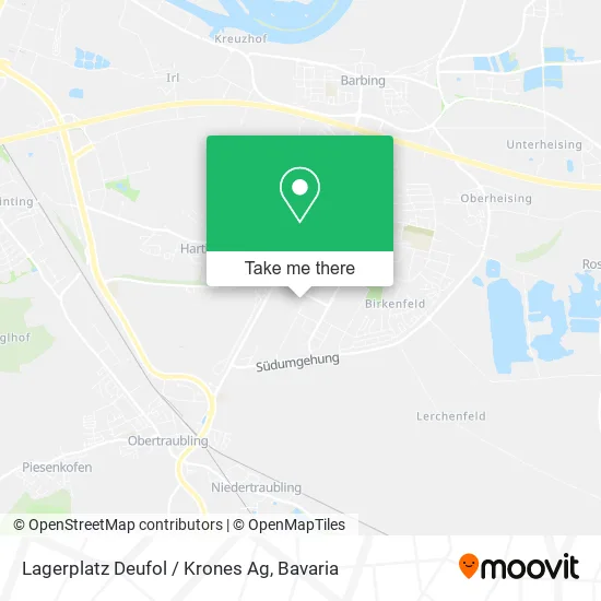 Карта Lagerplatz Deufol / Krones Ag