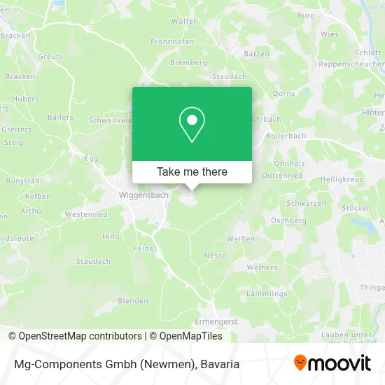 Mg-Components Gmbh (Newmen) map