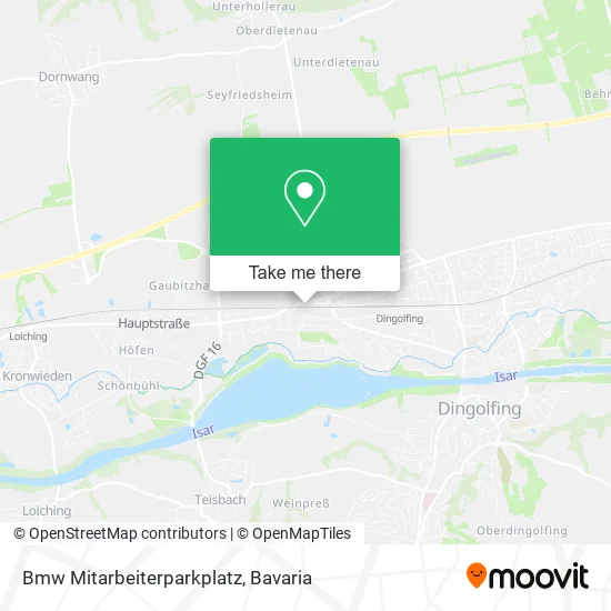 Карта Bmw Mitarbeiterparkplatz