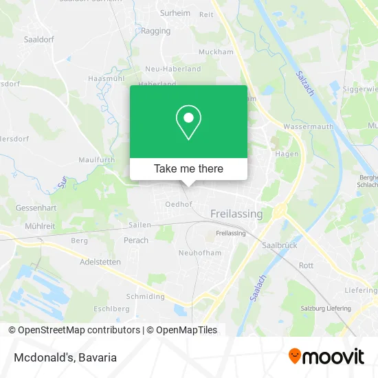 Карта Mcdonald's