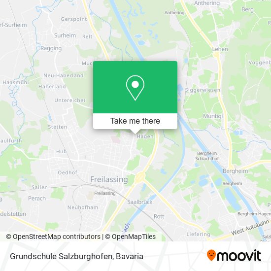 Grundschule Salzburghofen map