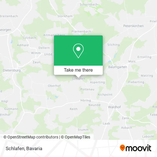 Карта Schlafen