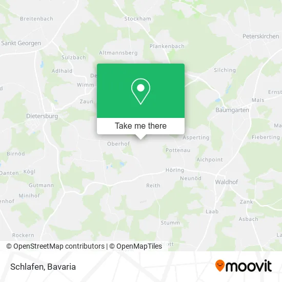 Карта Schlafen