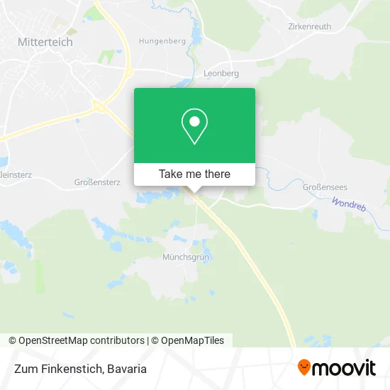 Карта Zum Finkenstich