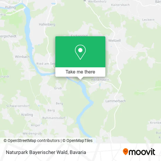 Naturpark Bayerischer Wald map