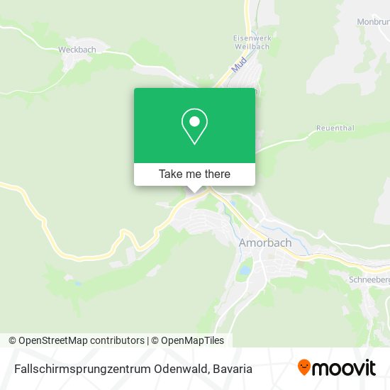 Fallschirmsprungzentrum Odenwald map