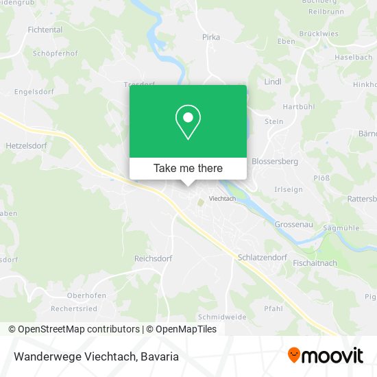 Wanderwege Viechtach map