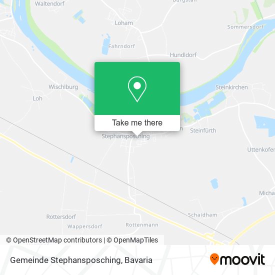 Gemeinde Stephansposching map