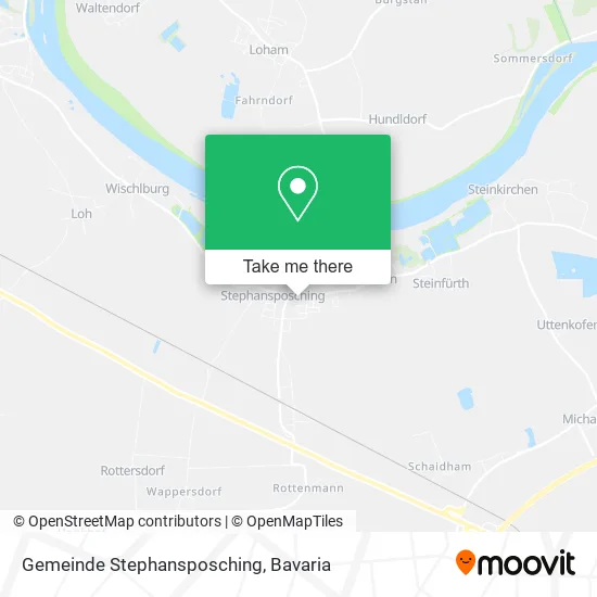 Карта Gemeinde Stephansposching