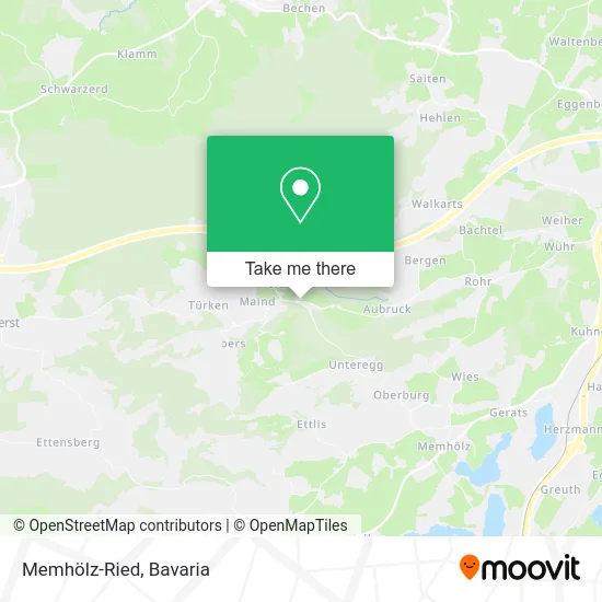Карта Memhölz-Ried