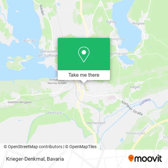 Карта Krieger-Denkmal