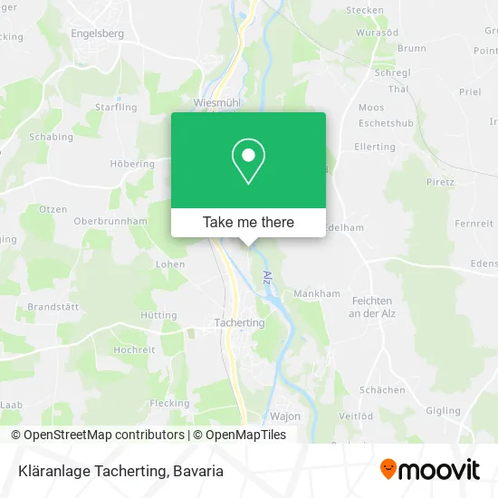 Карта Kläranlage Tacherting