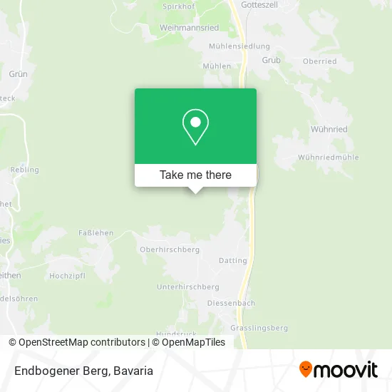 Карта Endbogener Berg