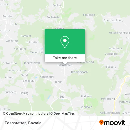 Карта Edenstetten