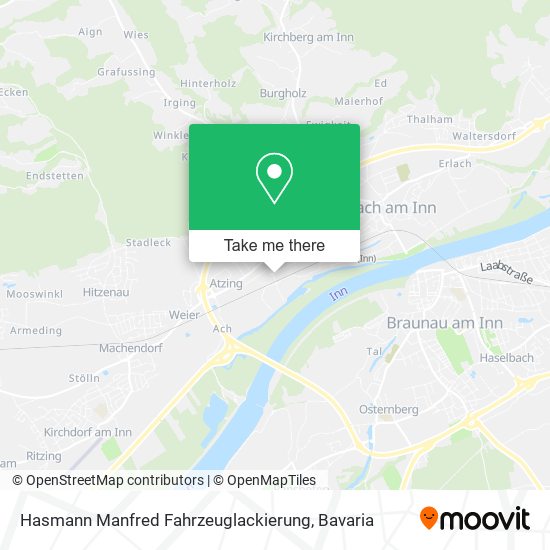 Hasmann Manfred Fahrzeuglackierung map