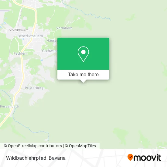 Карта Wildbachlehrpfad
