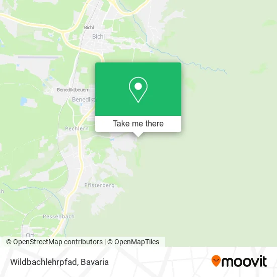 Карта Wildbachlehrpfad