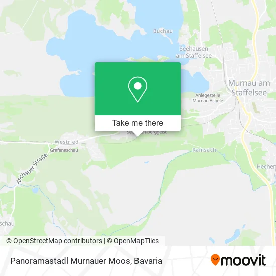 Карта Panoramastadl Murnauer Moos