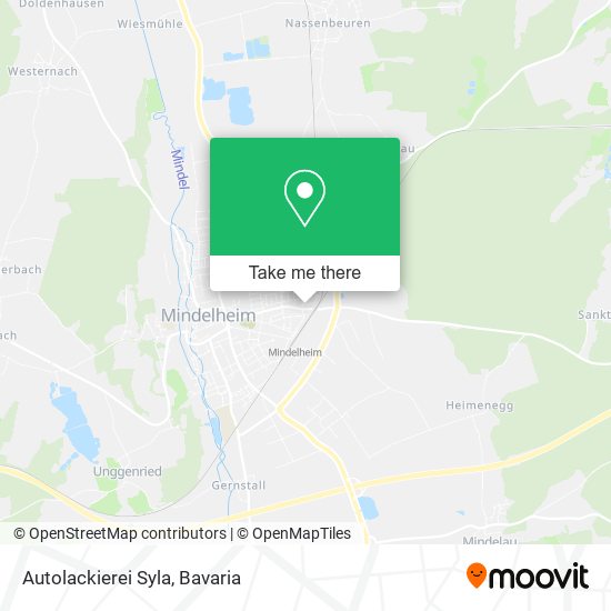 Карта Autolackierei Syla
