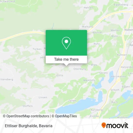 Карта Ettliser Burghalde