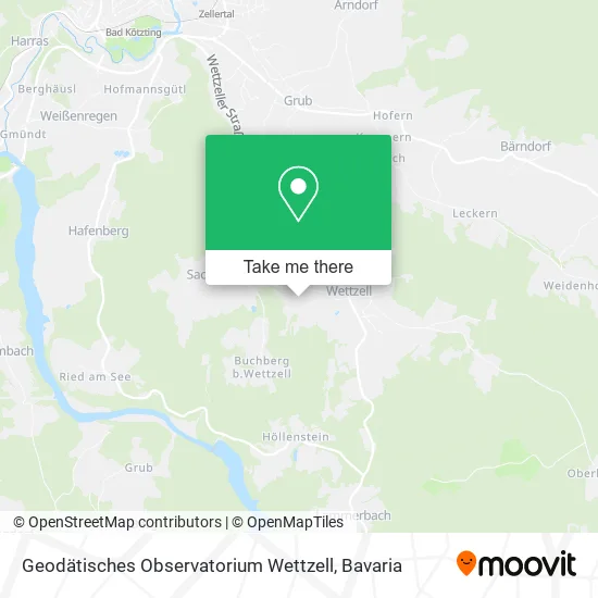 Карта Geodätisches Observatorium Wettzell