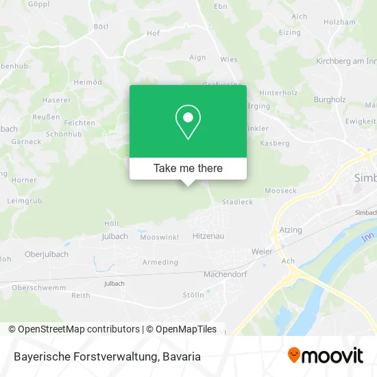 Карта Bayerische Forstverwaltung