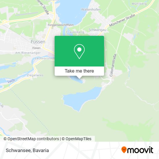 Schwansee map