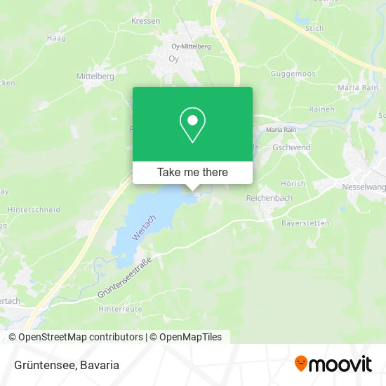 Карта Grüntensee