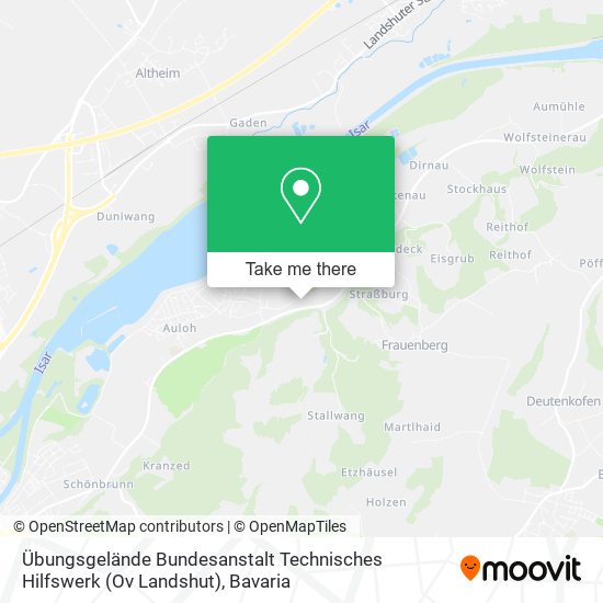 Übungsgelände Bundesanstalt Technisches Hilfswerk (Ov Landshut) map