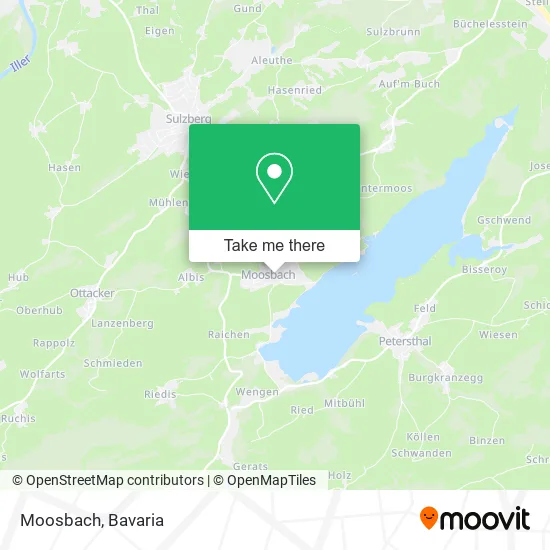 Карта Moosbach