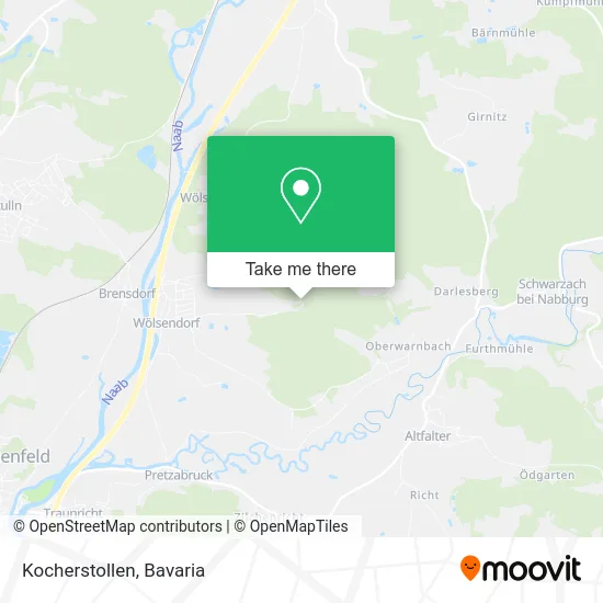 Карта Kocherstollen