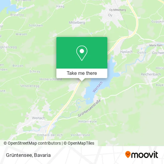 Карта Grüntensee