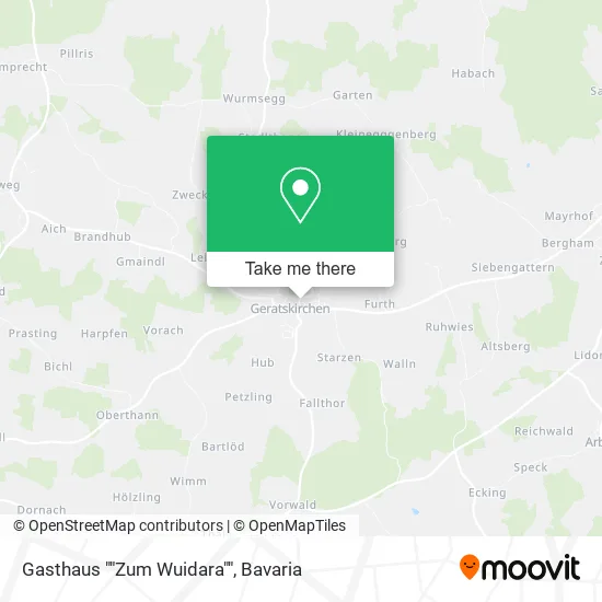 Карта Gasthaus ""Zum Wuidara""