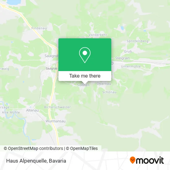 Карта Haus Alpenquelle