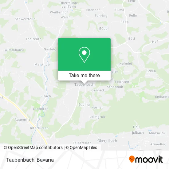 Taubenbach map