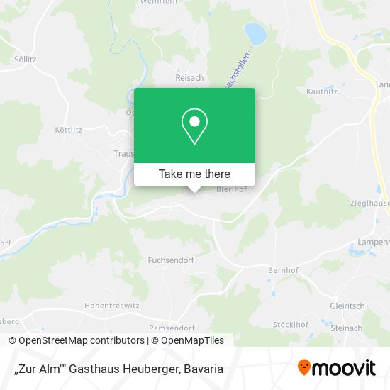 „Zur Alm"" Gasthaus Heuberger map