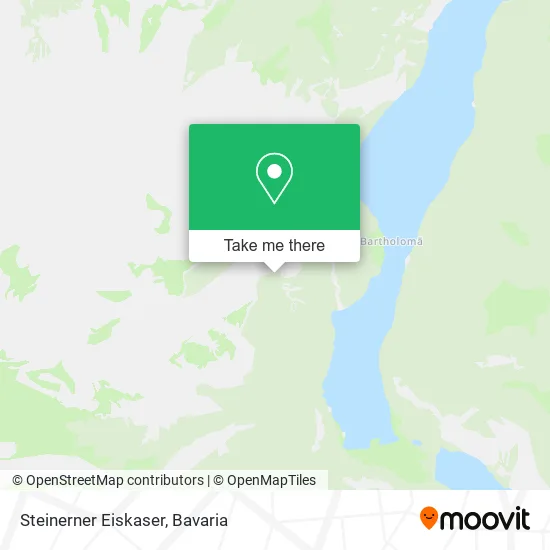 Steinerner Eiskaser map