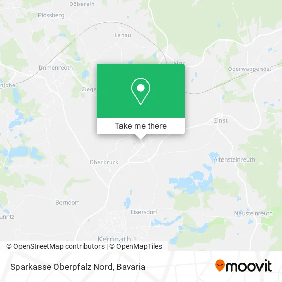 Карта Sparkasse Oberpfalz Nord