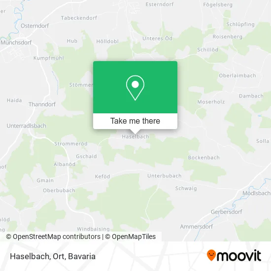 Карта Haselbach, Ort