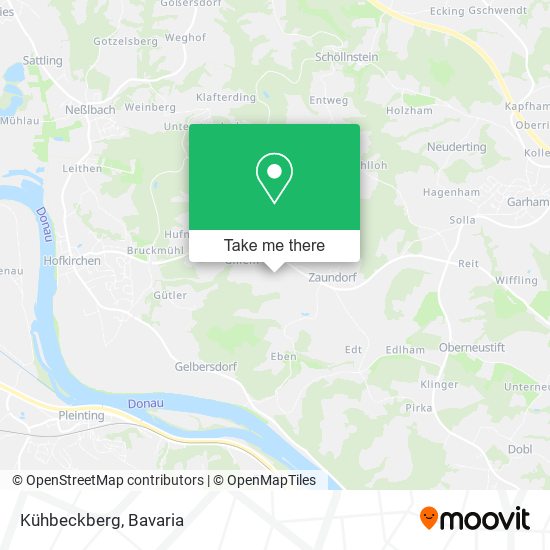 Kühbeckberg map